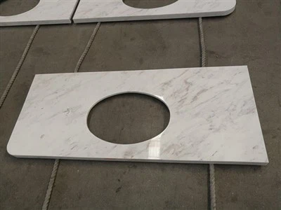 Witte badkamer werkbladen